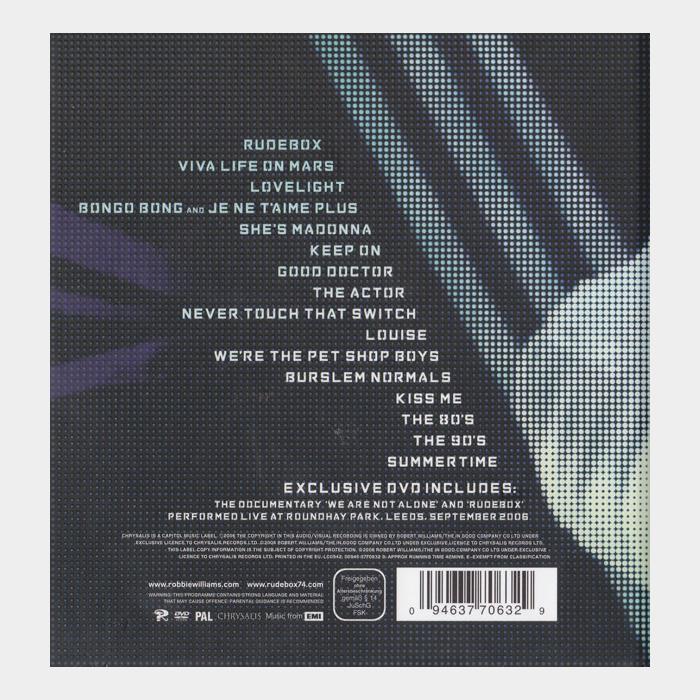 CD Robbie Williams - Rudebox (ex+/ex, +DVD)