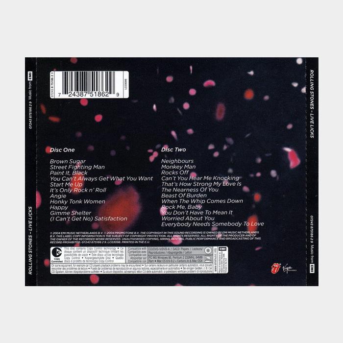 CD Rolling Stones - Live Licks 2CD (ex+/ex+)