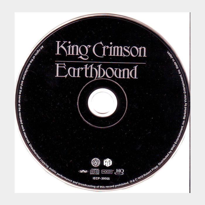 CD King Crimson - Earthbound