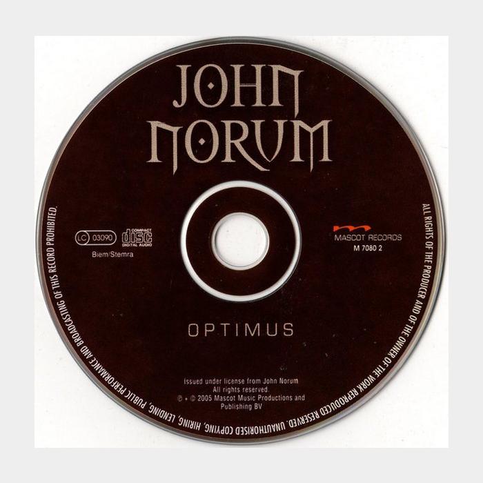 CD John Norum - Optimus