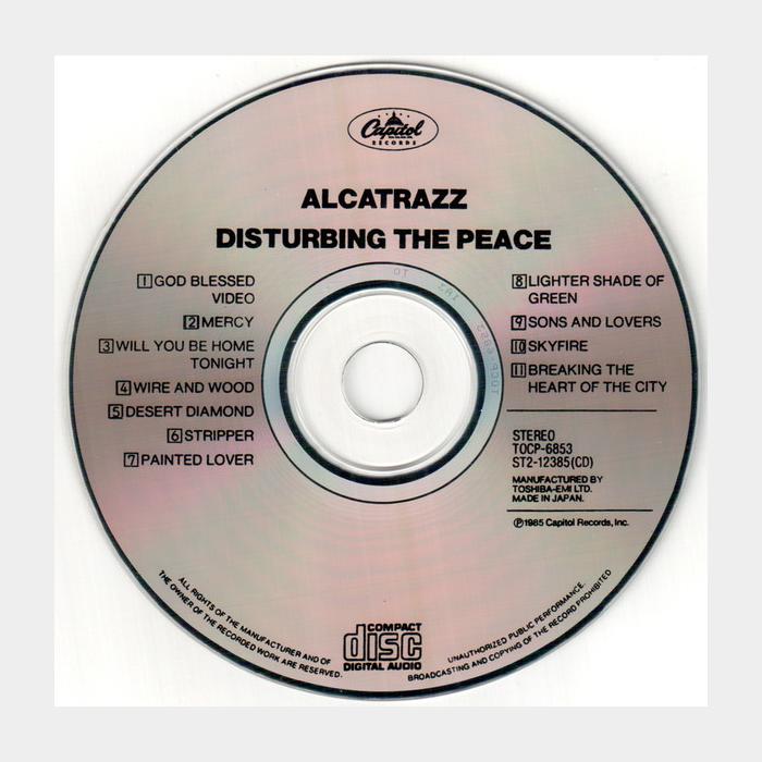 CD Alcatrazz - Disturbing The Peace