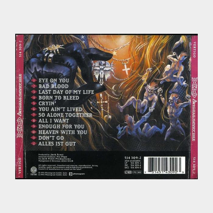 CD Doro - Angels Never Die