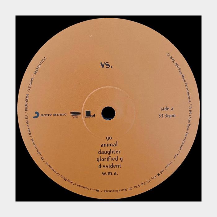 Pearl Jam - VS (sealed, 180g)