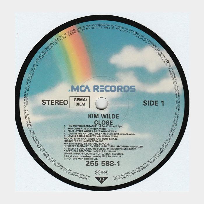 Kim Wilde - Close (ex+/ex)