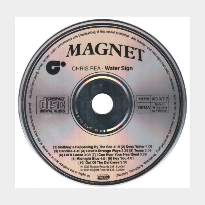CD Chris Rea - Water Sign