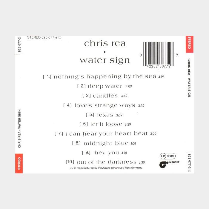 CD Chris Rea - Water Sign