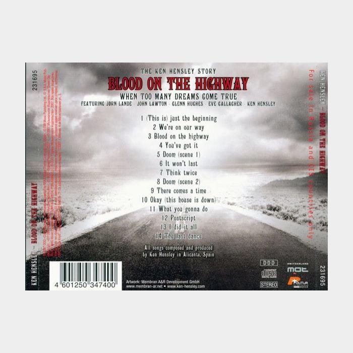 CD Ken Hensley - Blood On The Highway