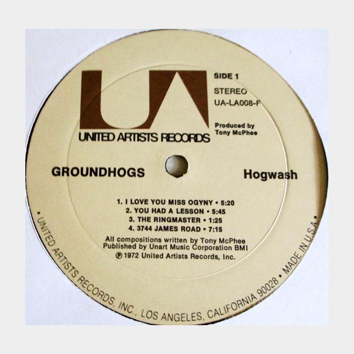 Groundhogs - Hogwash (ex/ex)