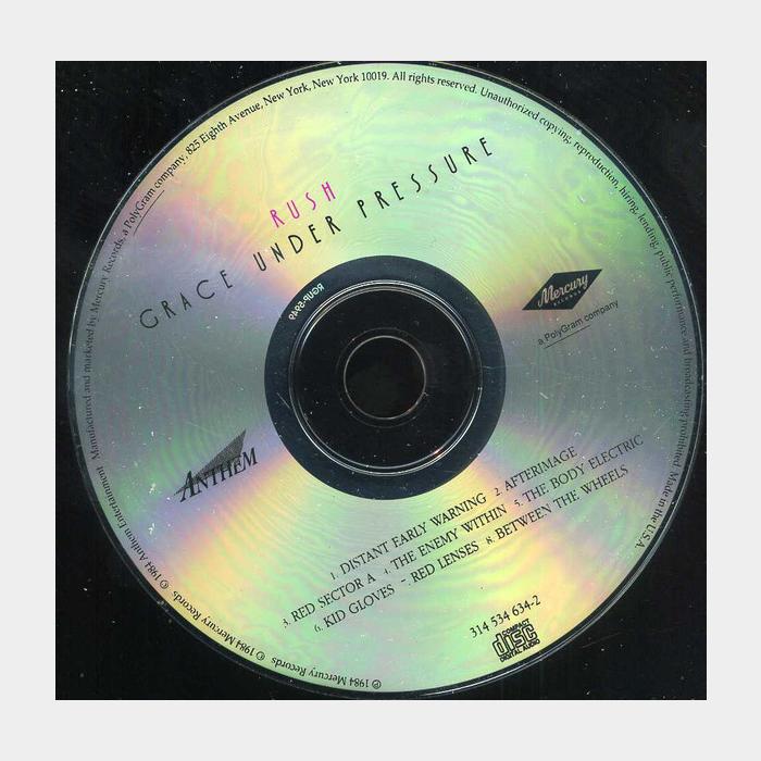 CD Rush - Grace Under Pressure