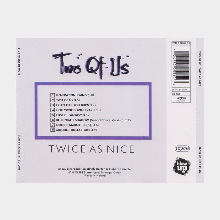 CD Two Of Us - Twice As Nice