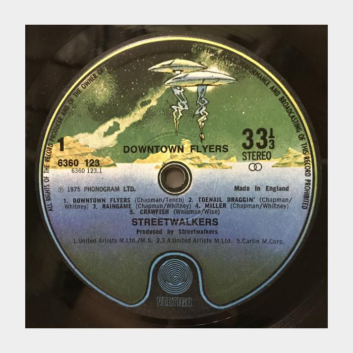 Streetwalkers - Downtown Flyers (ex/ex, scratch)