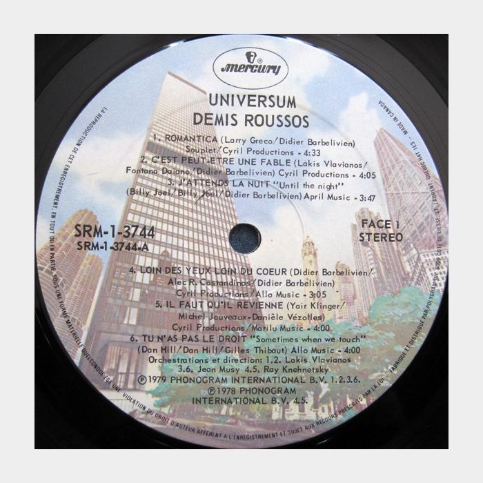 Demis Roussos - Universum (ex+/ex)