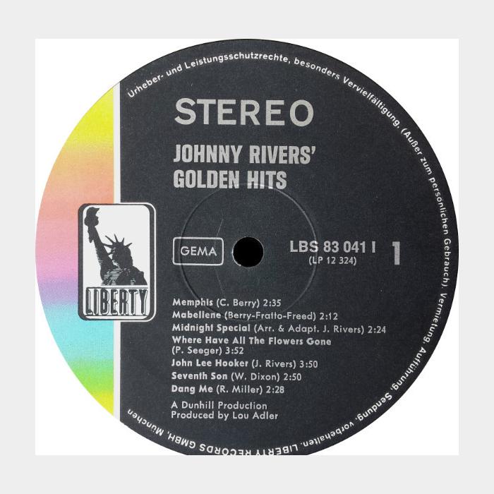 Johnny Rivers - Golden Hits (vg+/ex-)