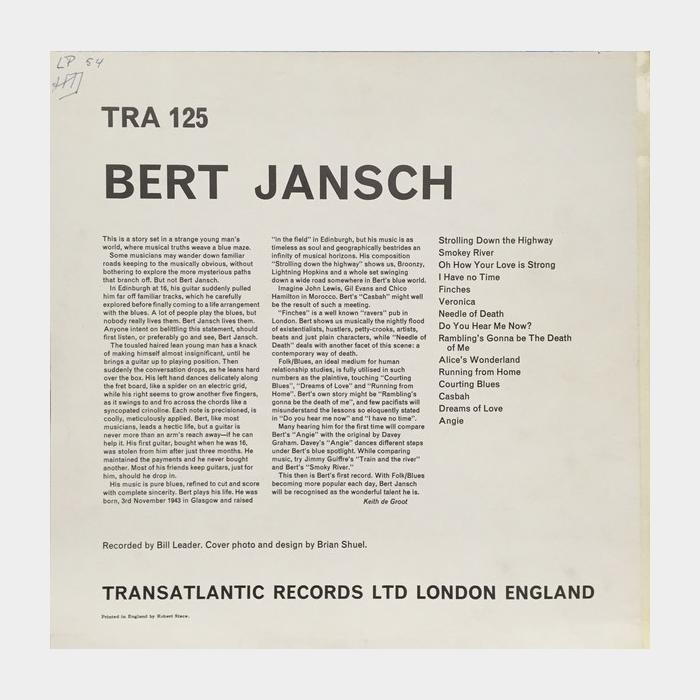 Bert Jansch - Bert Jansch (ex-/ex)