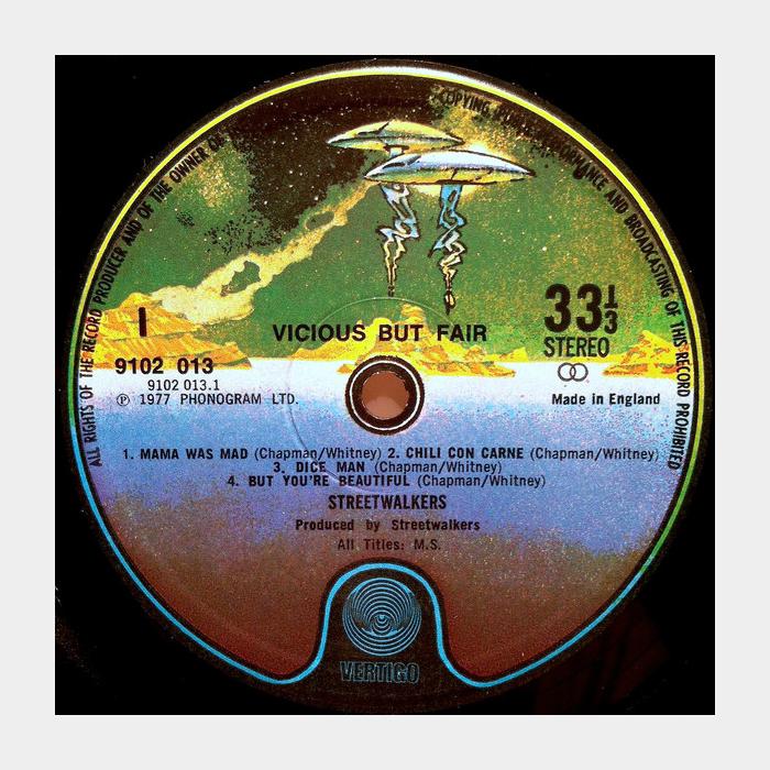 Streetwalkers – Vicious But Fair (ex+/ex)