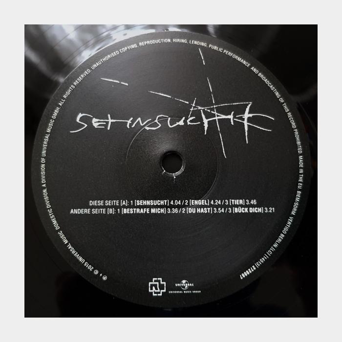Rammstein - Sehnsucht 2LP (sealed, 180g) Master Sound