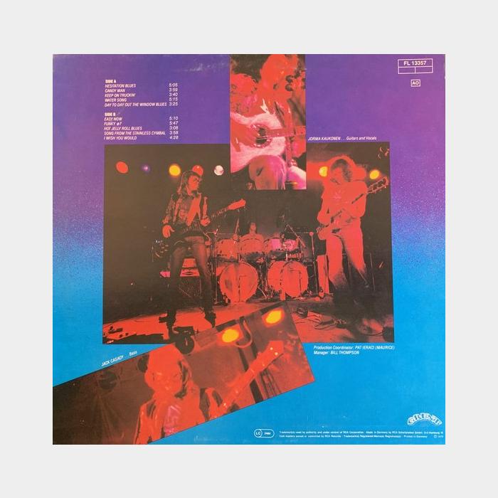 Hot Tuna - Final Vinyl (ex+/ex+)