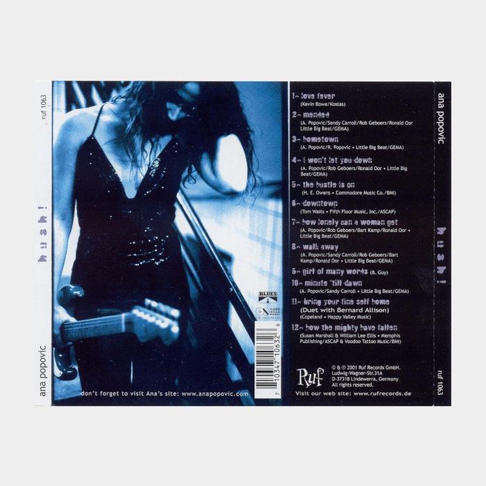 CD Ana Popovic - Hush!