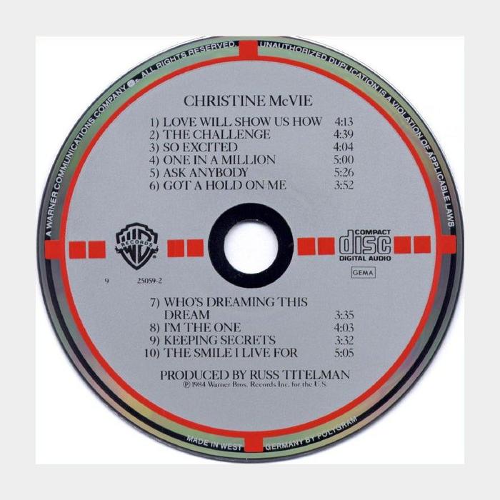 CD Christine McVie - Christine McVie (ex+/ex+) .