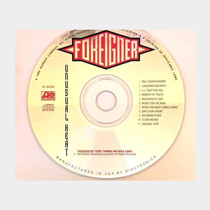 CD Foreigner - Unusual Heat (ex+/ex+)