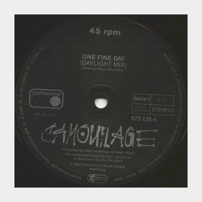Camouflage - One Fine Day (ex/ex-)