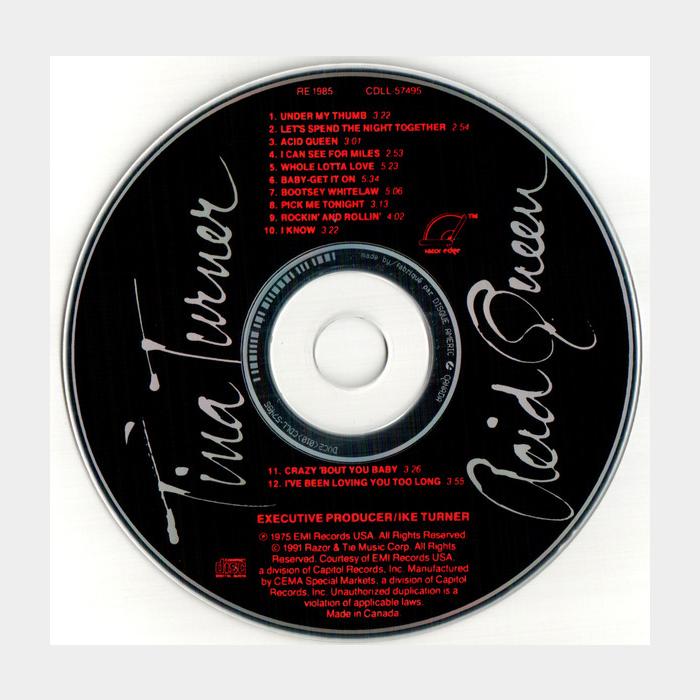 CD Tina Turner - Acid Queen