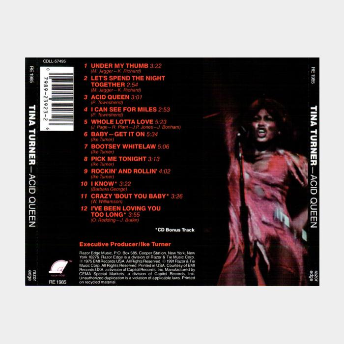 CD Tina Turner - Acid Queen