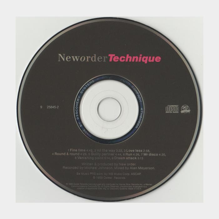 CD Neworder - Technique (ex+/ex)