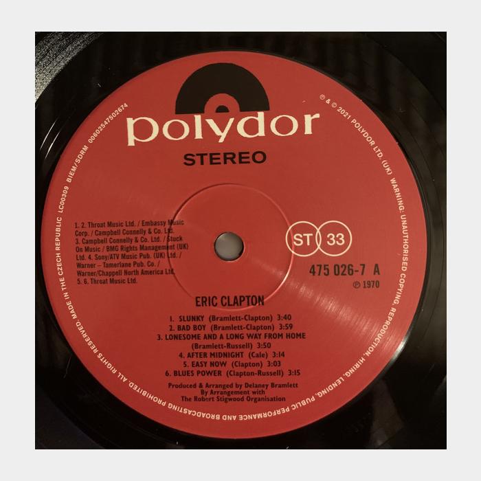 Eric Clapton - Eric Clapton (sealed, 180g)