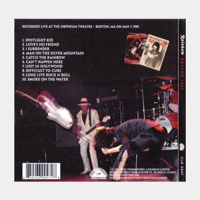 CD Rainbow - Boston 1981