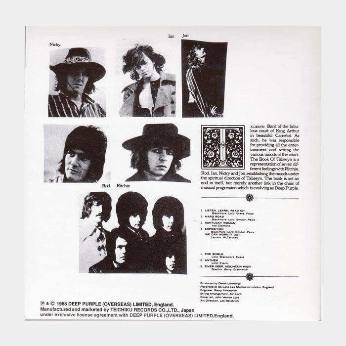 MV Deep Purple - The Book Of Taliesyn