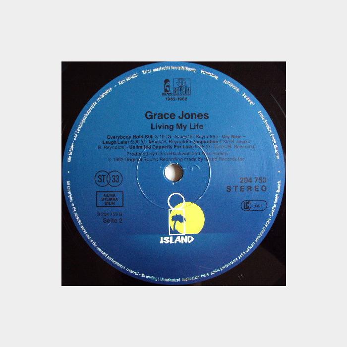 Grace Jones - Living My Life (ex+/ex+)