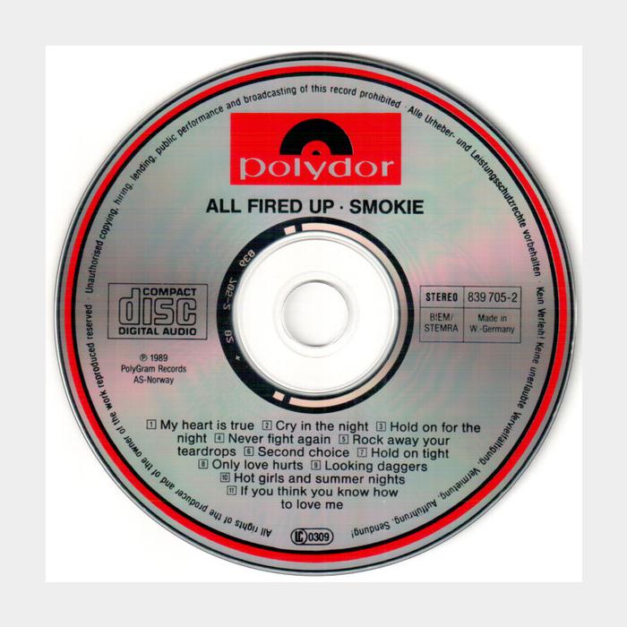 CD Smokie - All Fired Up