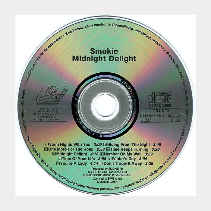 CD Smokie - Midnight Delight