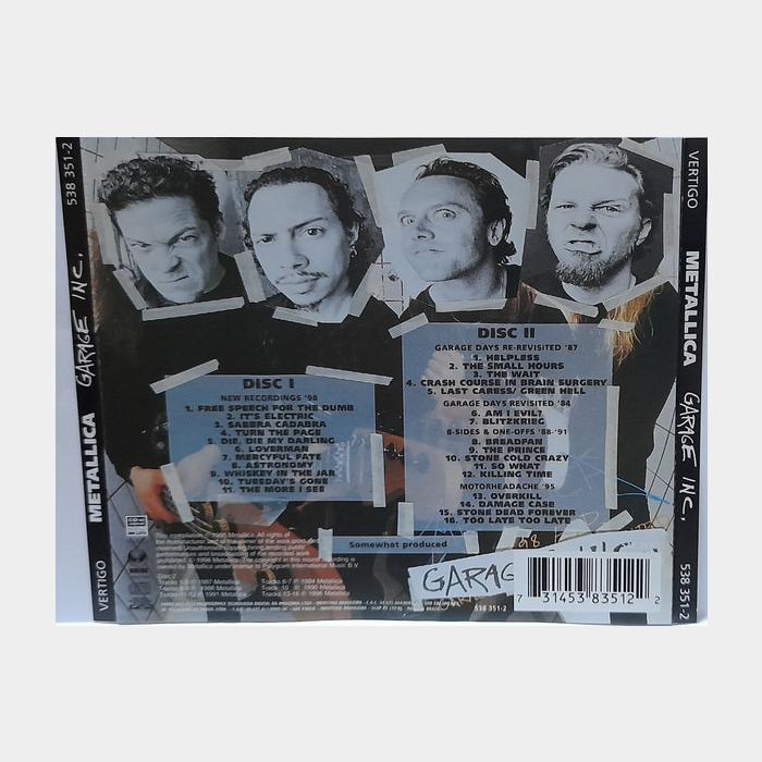 CD Metallica - Garage Inc. 2CD