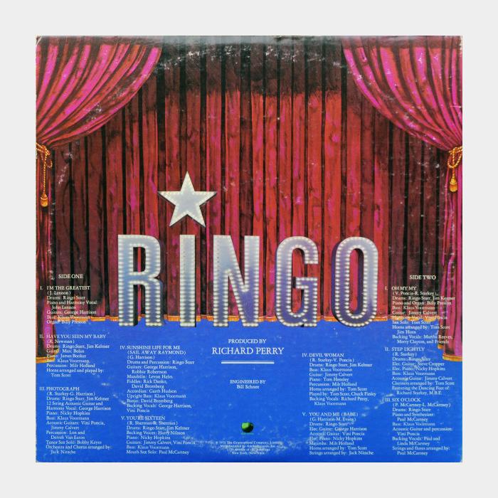 Ringo Starr - Ringo (ex/vg+)