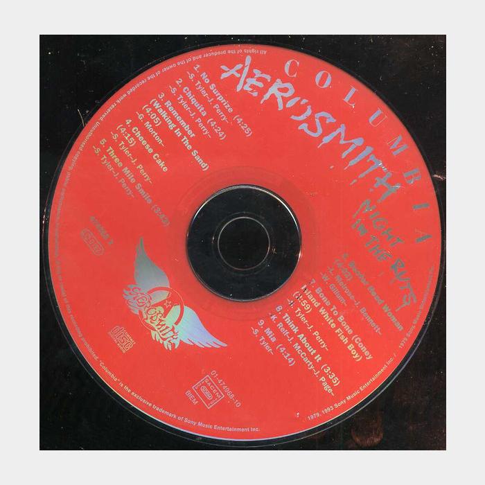 CD Aerosmith - Night In The Ruts