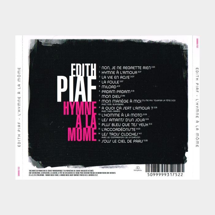 CD Edith Piaf - Hymne A La Mome