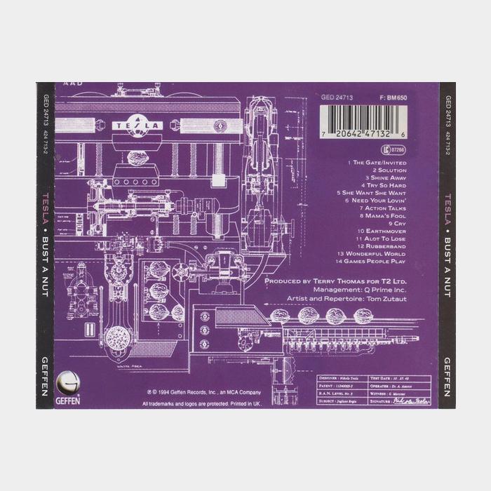 CD Tesla - Bust A Nut (ex+/ex)