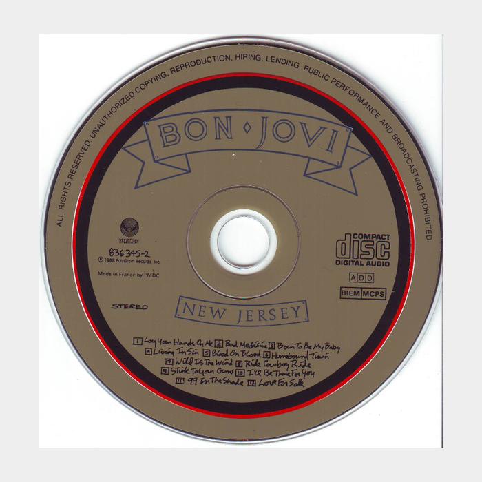 CD Bon Jovi - New Jersey