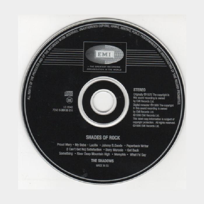 CD Shadows - Shades Of Rock (ex+/ex)