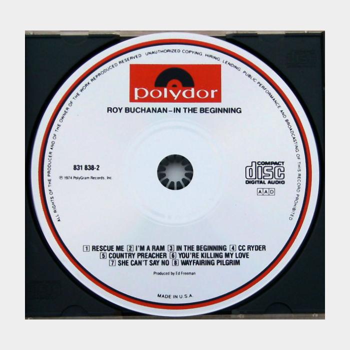 CD Roy Buchanan - In The Begining