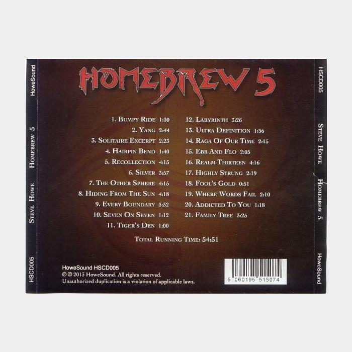 CD Steve Howe - Homebrew 5