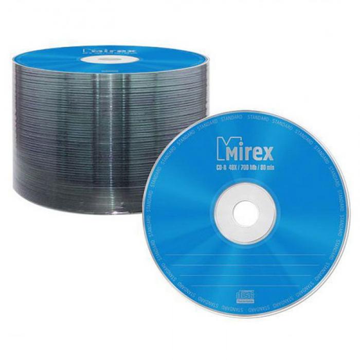 CD-R Mirex Standart 48x 700 MB