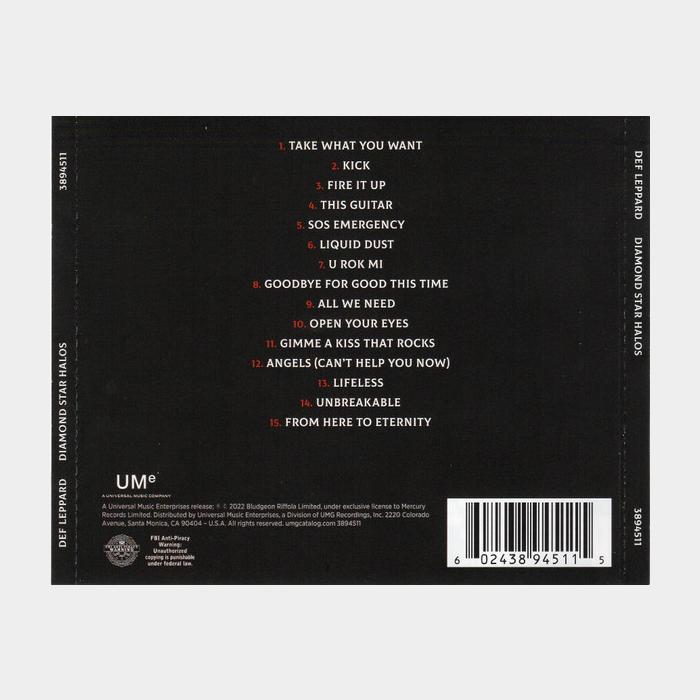 CD Def Leppard - Diamond Star Halos