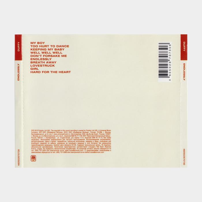 CD Duffy - Endlessly (ex+/ex, License)