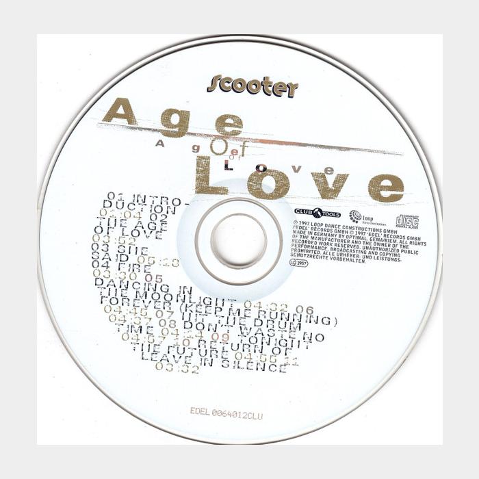 CD Scooter - Age Of Love