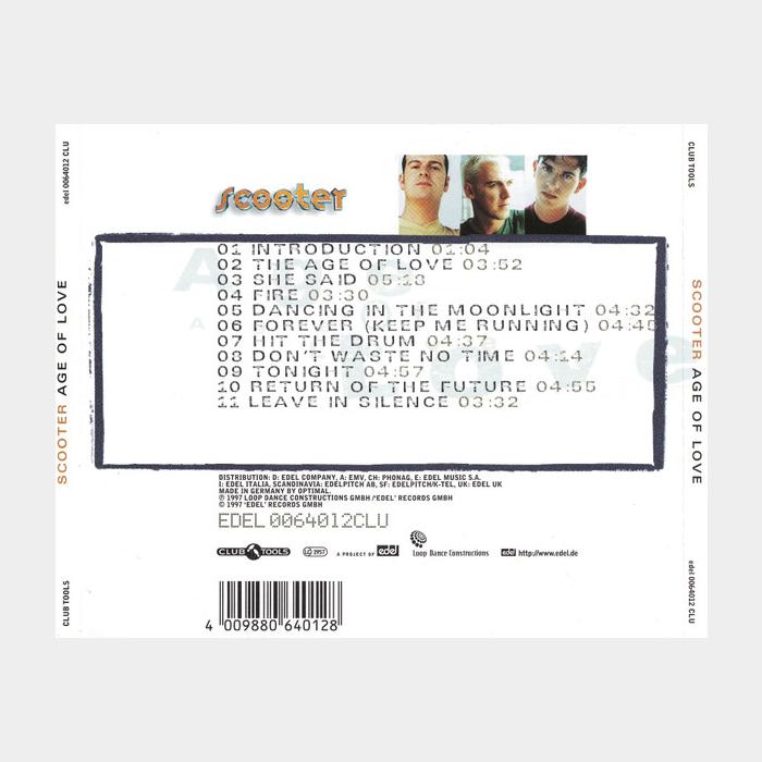 CD Scooter - Age Of Love