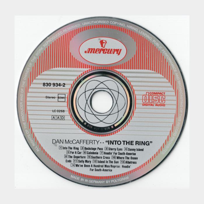 CD Dan McCafferty - Into The Ring