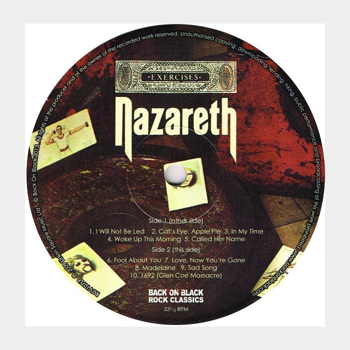Nazareth - Exercises (ex+/ex+, 180g, Clear LP)